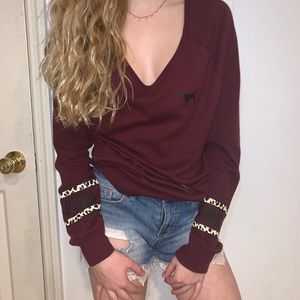 Victoria secret PINK maroon top
